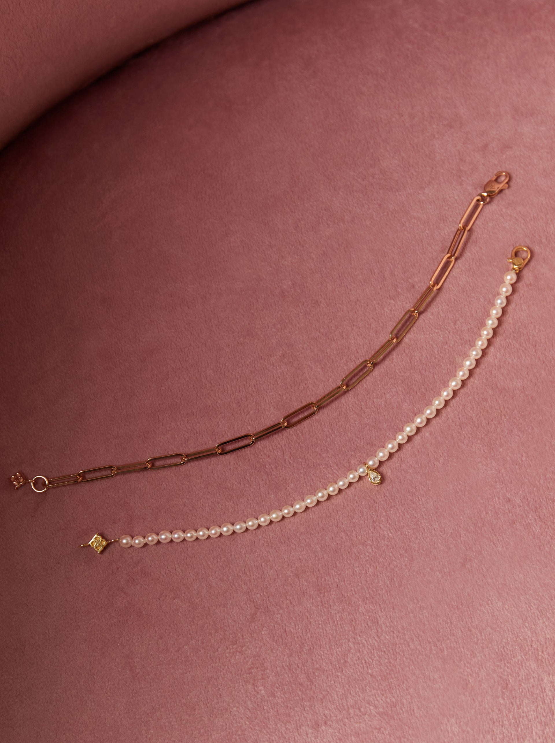 18K 金羅馬鏈手鏈