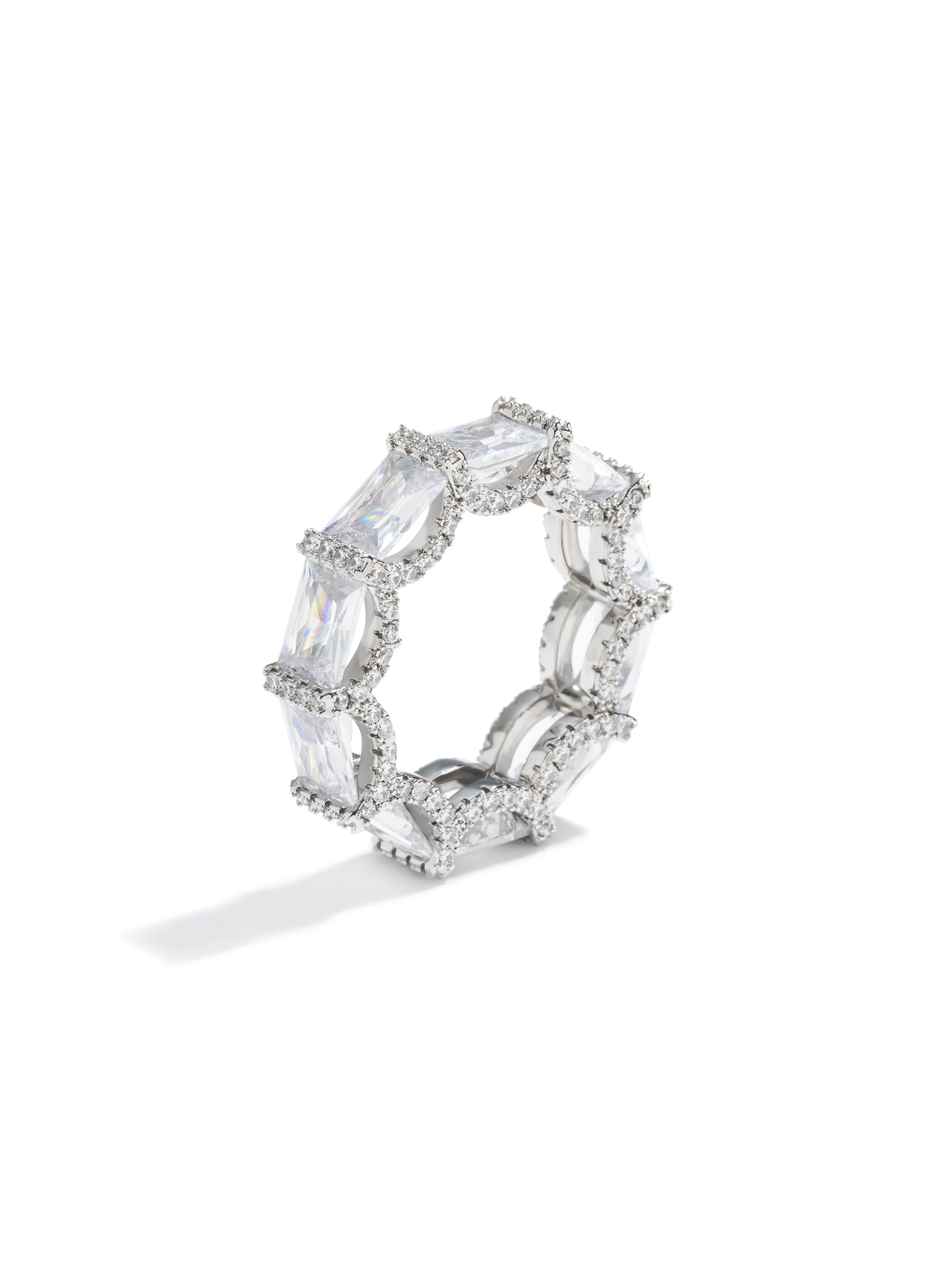 ETERNITY 公主方側密鑲鑽戒