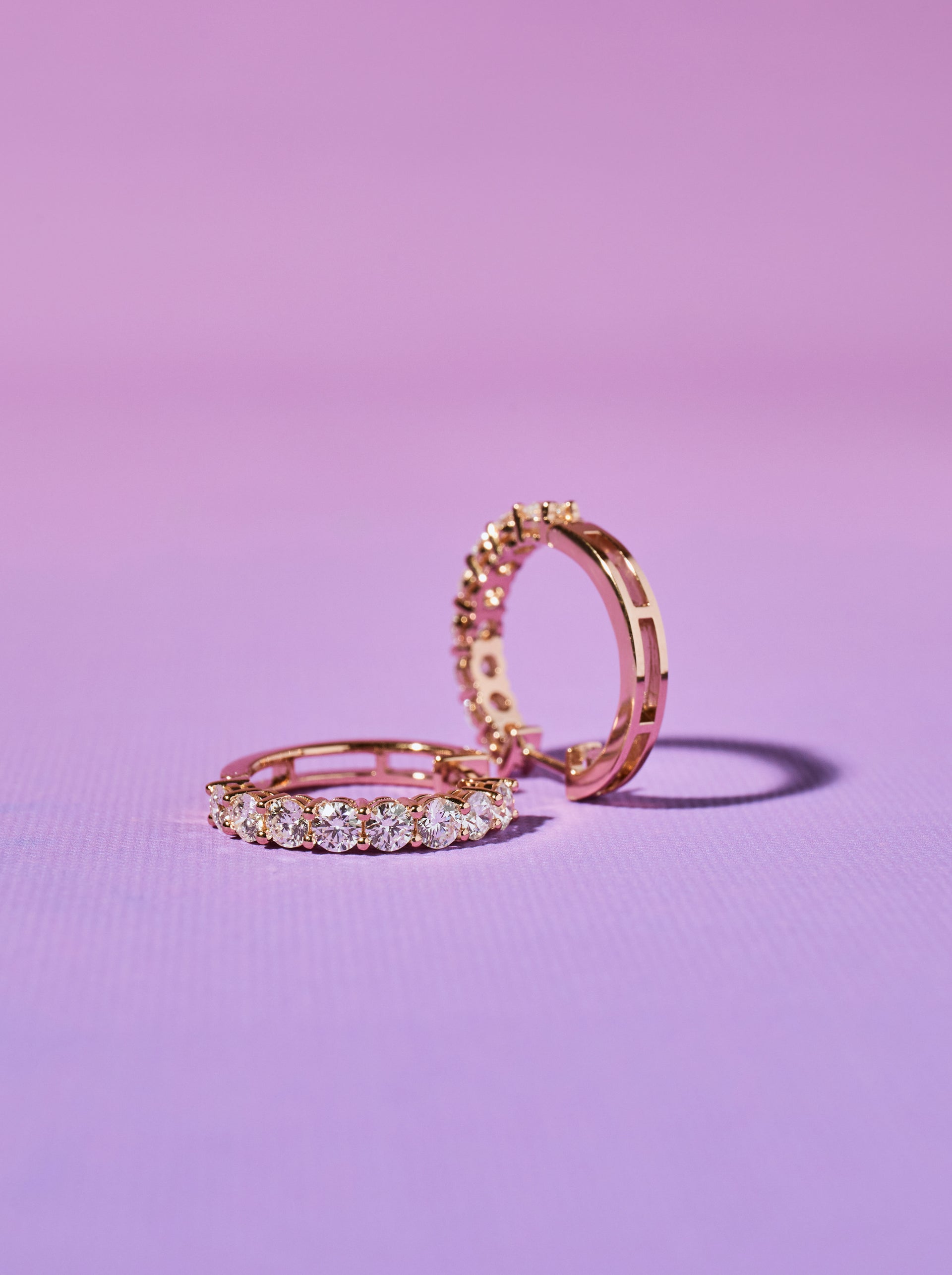 CLASSIC HOOP 鑽石耳環